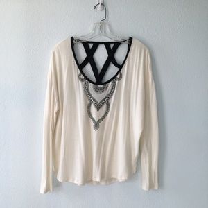 EMP CYRE Crisscross back Top